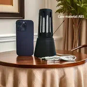 مصباح قاتل البعوض LED الصامت – جهاز قتل الحشرات بالأشعة فوق البنفسجية للاستخدام الداخلي والخارجي
